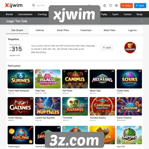 principais recursos do site de jogos xjwim